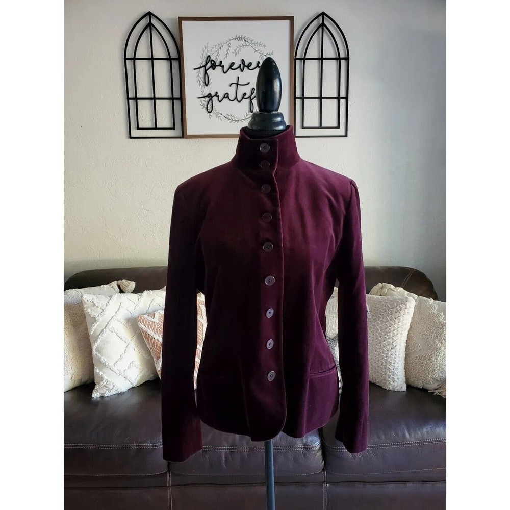 Lauren Ralph Lauren Burgundy Blazer